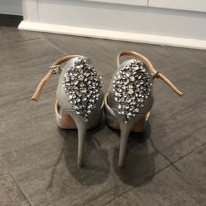 Badgley Mischka jeweled heels